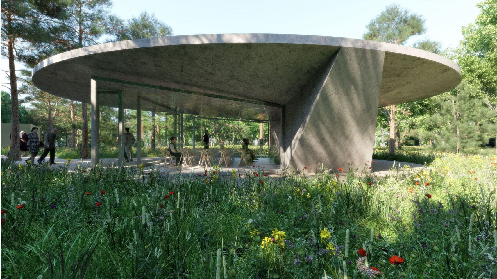 Vítězem soutěže na novou smuteční síň v Týnci je studio Ivan Kroupa architekti