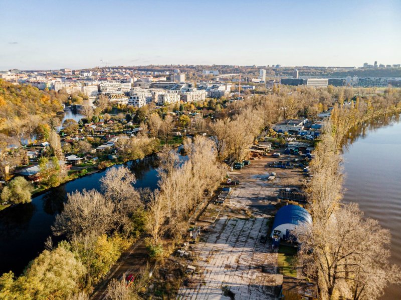 Rohanský ostrov. Zdroj: Institut plánování a rozvoje hl. m. Prahy (IPR)