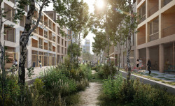 Nová Tepna – Vrstevnaté centrum Náchoda, 1. místo, Piotr Person, Olga Czeranowska-Panufnik, Wladyslawa Kijewska a Aleksander Sojka.