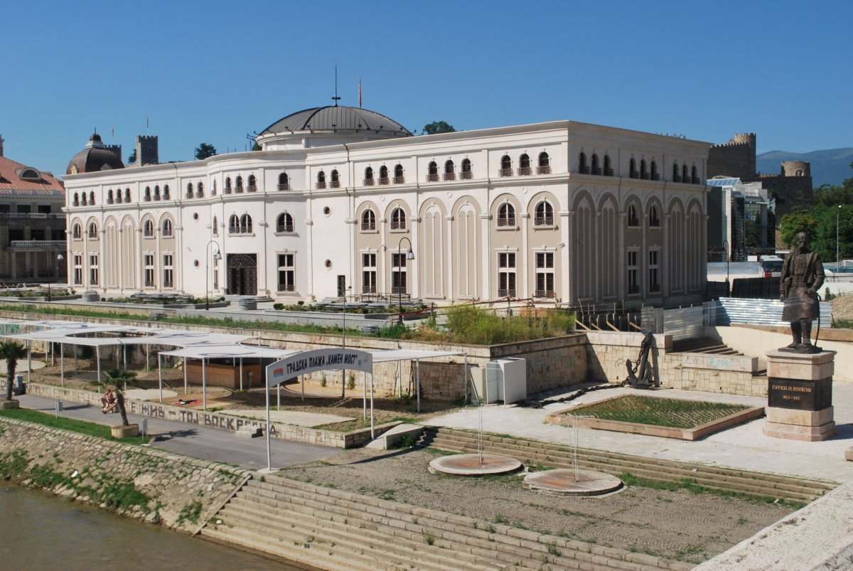 Muzeum makedonského boje (2008-2011) představuje úsilí celého národa při osvobození se z Osmanské říše a později také z Jugoslávie.
