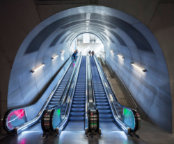 Stanice metra Loren od Arne Henriksen Arkitekter a MDH Arkitekter