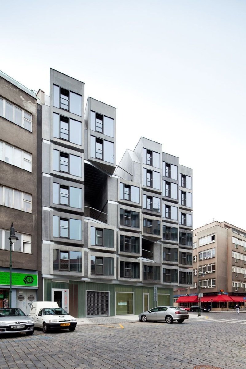 DAM architekti, Bytový dům s tělocvičnou – foto