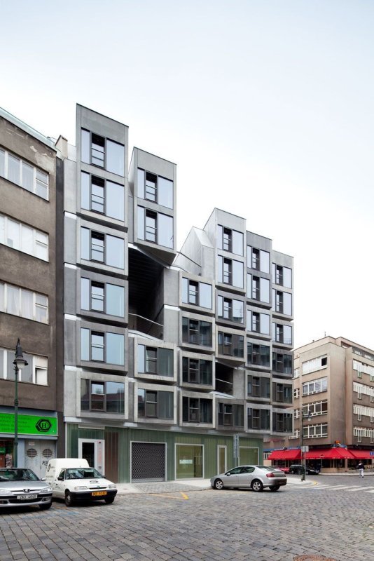 DAM architekti, Bytový dům s tělocvičnou – foto