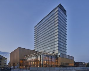 Nejvyšší budova ze dřeva Sara Kulturhus