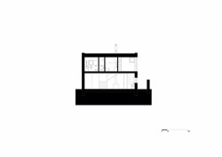 plusminusarchitects, Vrakuňa house, příčný řez – foto