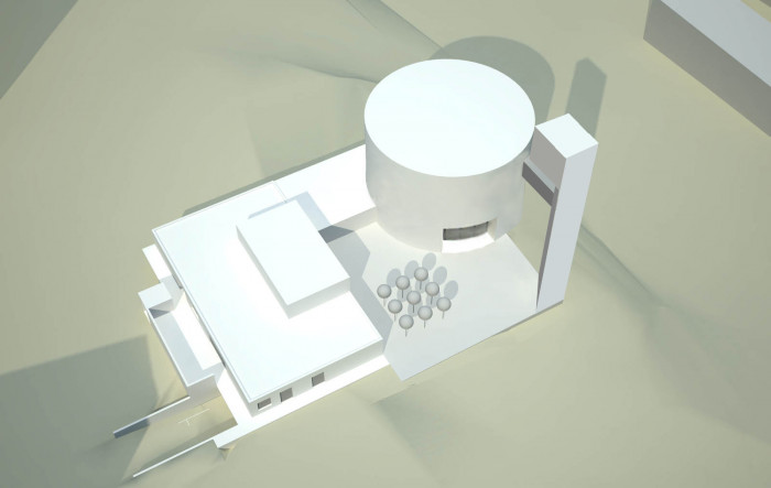 Kostel bl. Restituty Brno - Lesná, hmotová skladba