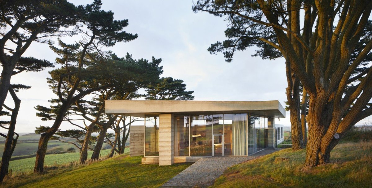 Vila Secular Retreat v anglickém Devonu, Peter Zumthor