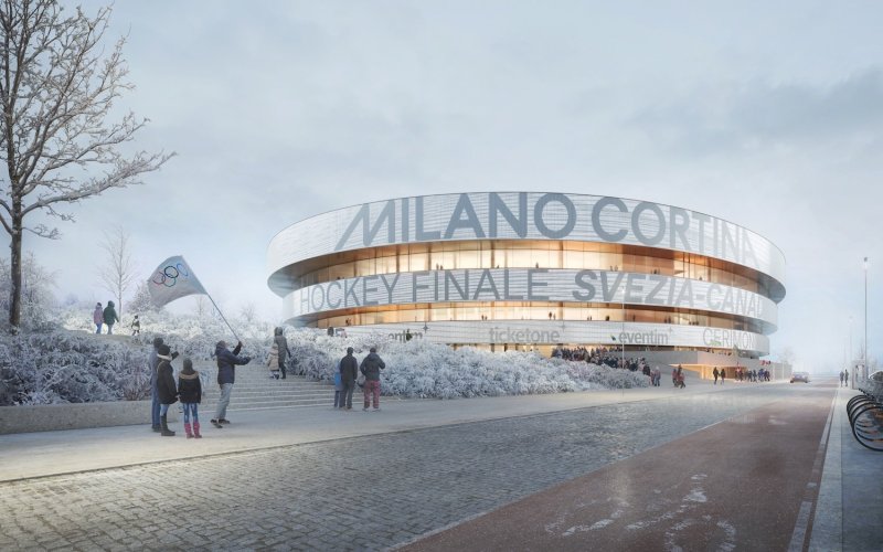 Hojekový stadion v Miláně od studia David Chipperfield Architects