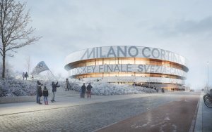 Hojekový stadion v Miláně od studia David Chipperfield Architects