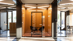 Administrativní sídlo firmy v pavilonu EXPO 2015, KOMA MODULAR. ZDROJ: KOMA MODULAR