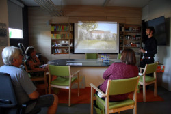 Prezentace návrhu altánu v domově seniorů.