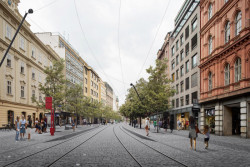 Za dva roky odstartuje proměna trasy od Národní po Prašnou bránu pod vedením Aoc ateliéru