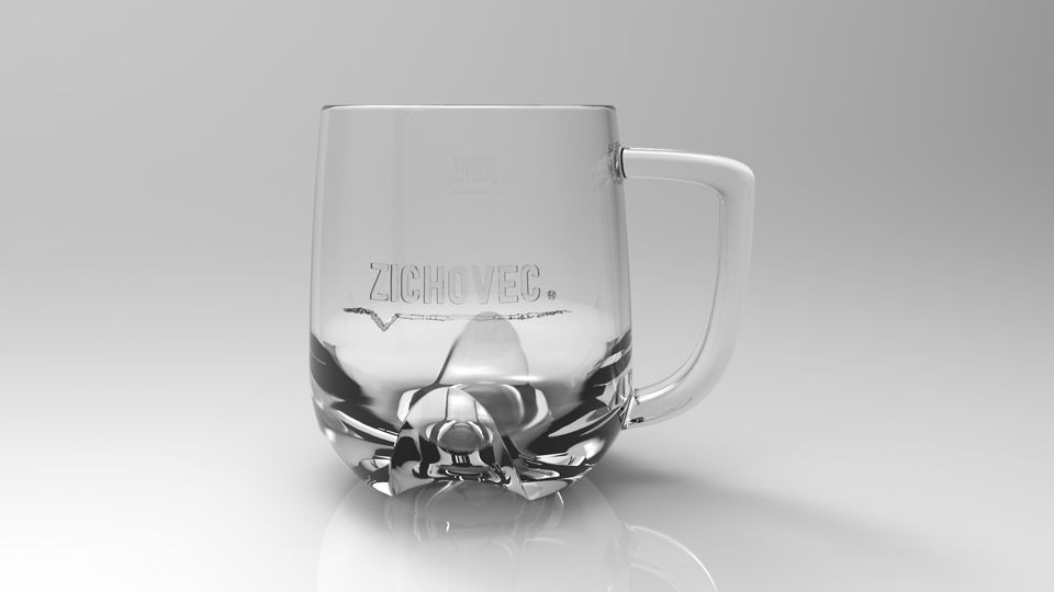 Sabina Žáková, Nápojové sklo pro pivovar Zichovec - foto