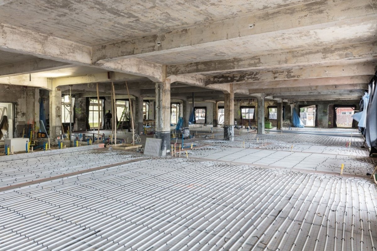 De Lakfabriek, fotografie ze stavby, Wenink Holtkamp Architecten