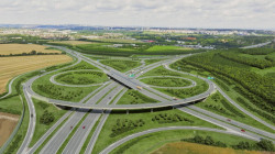 Vizualizace čtyřproudé přeložky silnice I/12 - obchvat Úval a Běchovic