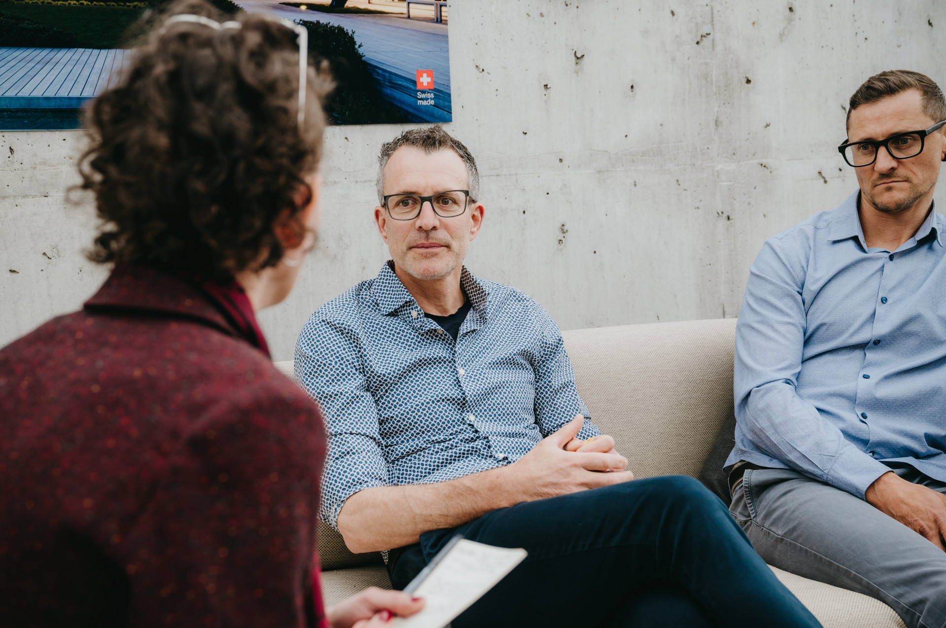 Majitel Air-lux Technik AG Lukas Knechtle a ředitel pro mezinárodní trhy Roman Büchler