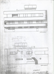 Původní projektová dokumentace vily Mace Friče z roku 1934, foto