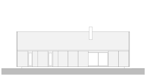 Dům v Křižánkách, Kuba a Pilař architekti, pohled