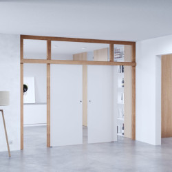 Skleněná příčka FUTRA od společnosti SAPELI