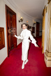 Projekt Red Carpet realizovaný studenty a studentkami Ateliéru designu oděvu a obuvi na Vysoké škole uměleckoprůmyslové v Praze (UMPRUM) - Kryštof Bača