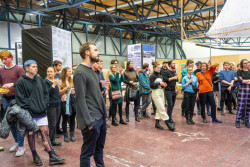 Vyhlášení studentské soutěže Ještě f kleci pořádané fakultou architektury a designu TUL v Liberci