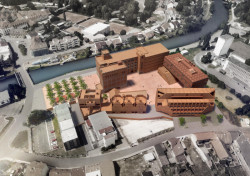 Náhled areálu Winternitzových automatických mlýnů - vizualizace