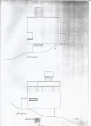Původní projektová dokumentace vily Mace Friče z roku 1934, foto