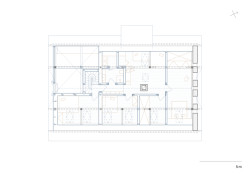 Půdorys 2NP (Rekonstrukce chalupy Borová Lada; Studio Plyš)