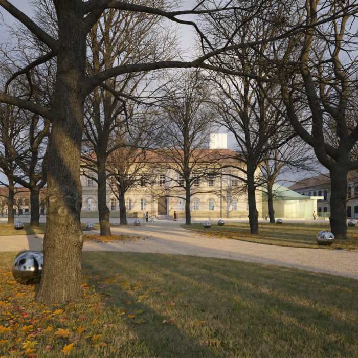 Vizualizace přístavby k Muzeu terezínského ghetta od Marcely Steinbachové a Stevena Holla