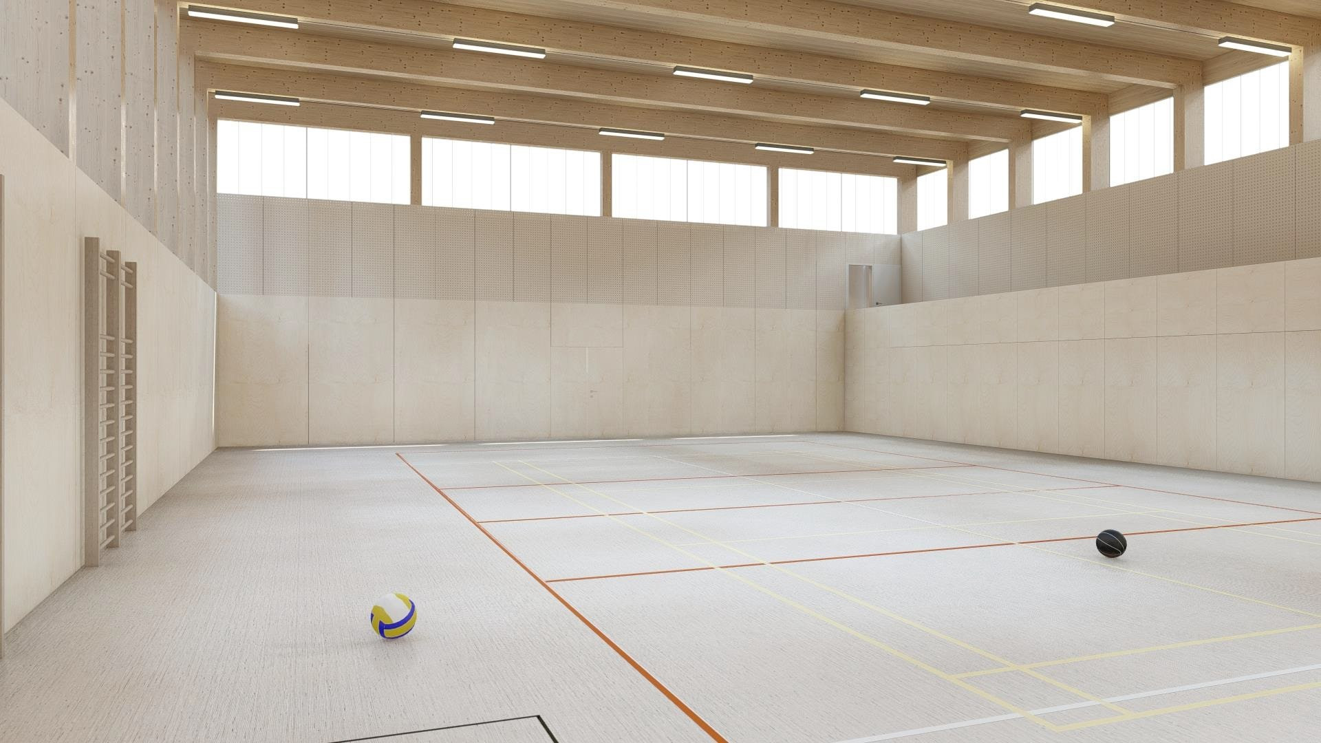 Sokolovna v Řeporyjích, archicraft, vizualizace. Zdroj: archicraft