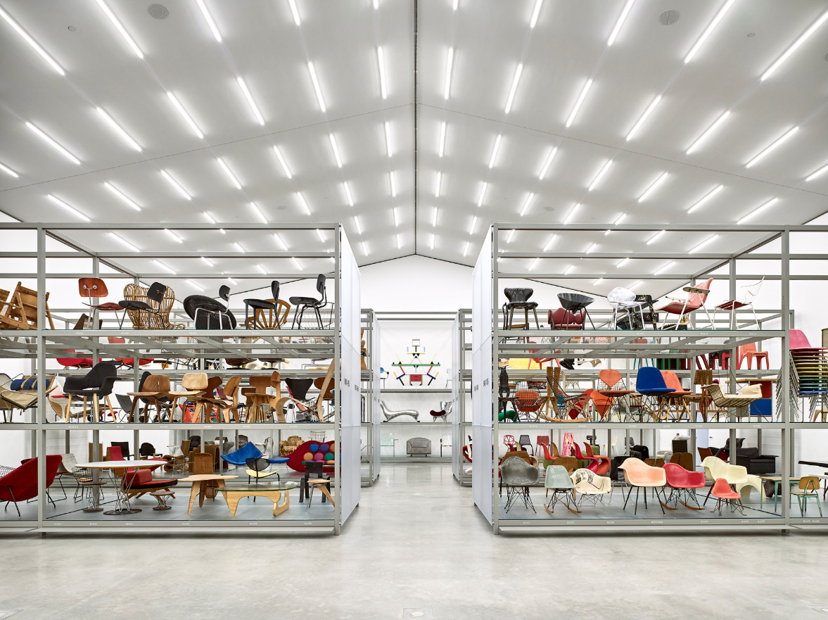 Interiér Vitra Schaudepot, Herzog &amp; de Meuron. Zdroj: Vitra Design Museum
