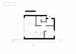 Rodinný dům Dolní Kounice, New Work / Svatopluk Sládeček, Jaroslav Matoušek, Petra Bitaudeau Vašková, půdorys