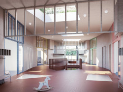 Vizualizace interiéru - Školka, Jablonec nad Nisou - soutěž 2023