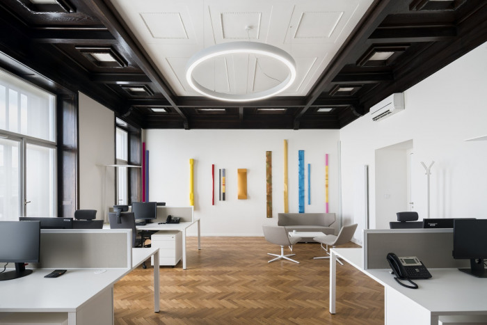 Rekonstrukce bytu továrníka na současné kanceláře, barbora léblová interiors & architecture