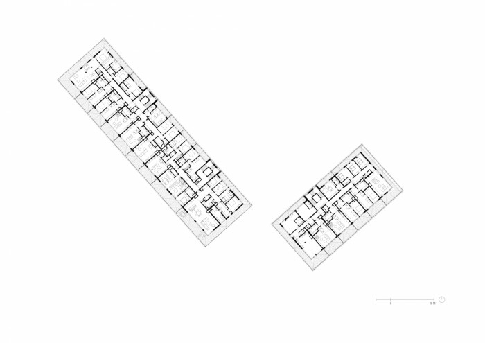 Tee House Beskydy, CMC architects, půdorys 3NP