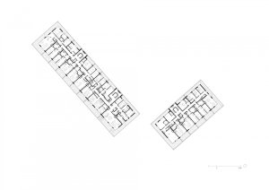 Tee House Beskydy, CMC architects, půdorys 3NP