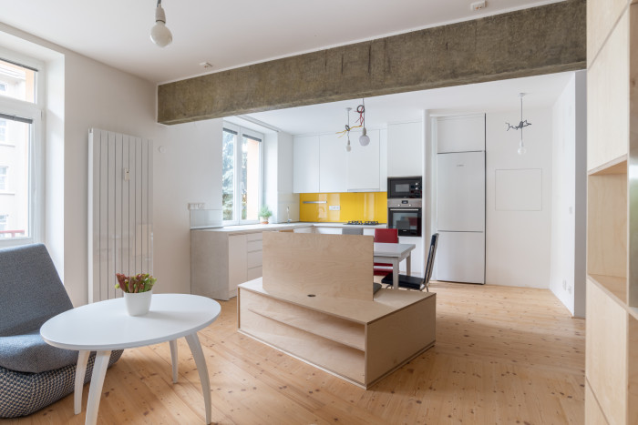 Rekonstrukce bytu v Brně od studia AEIOU