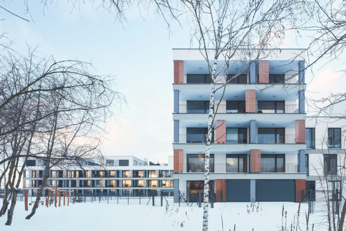 Bytové domy Bleriot v Praze od studia Machar & Teichman