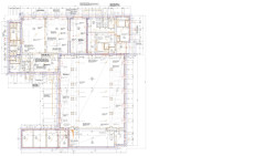 Půdorys 1NP (Lidový dům Zaječov, IO Studio)