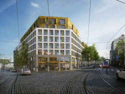 Studentské bydlení v Praze-Holešovicích THE FIZZ, Pavel Hnilička Architekti.