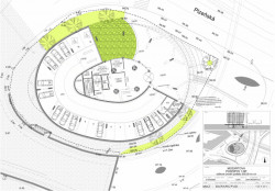 Administrativní budova Green Point, AHK Architekti. PŮDORYS 1.N.P.