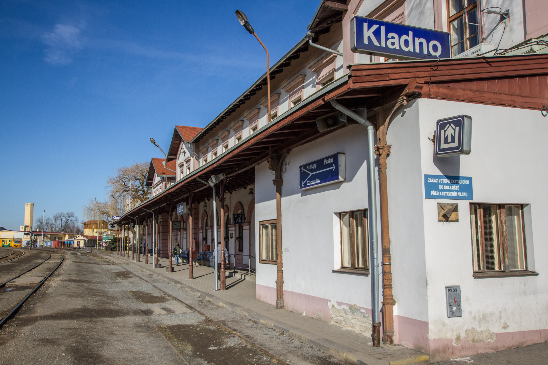 Kladenské nádraží před modernizací