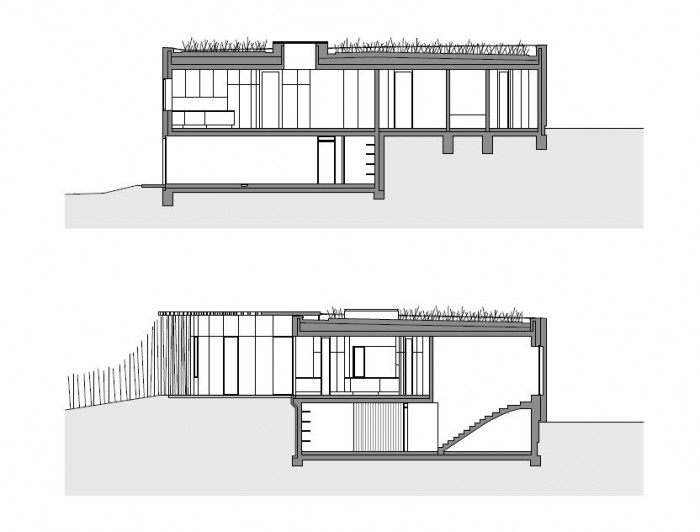 Daniela Polubědovová, Rodinný dům Srdce, řezy