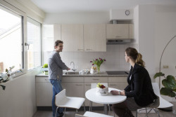 De Poorters van Montfoort, řadové domy v aktivním standardu, BouwhulpGroep, foto