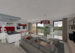 ARCHCON atelier, Pasivní bytové domy na Bílé Hoře - vizualizace