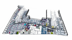 monom, Kanceláře firmy BlueLink, nadhled – foto