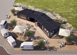 KAM, Modulární čekárna, Brno - vizualizace