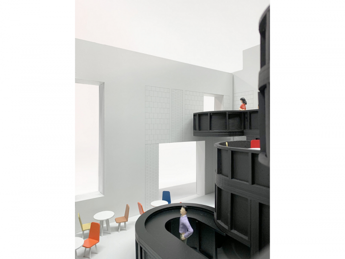 Enotéka - vinný bar a degustační prostor ve Znojmě, Chybík+Krištof, model