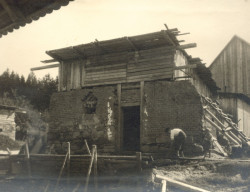 Osada Ploština po vypálení