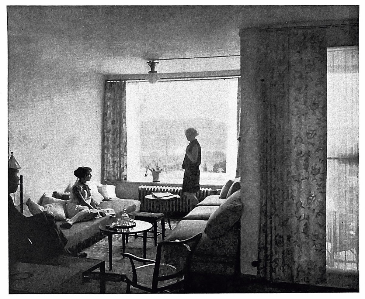 Interiér dvojdomu Josefa Franka ve Weissenhofsiedlung, 1927
